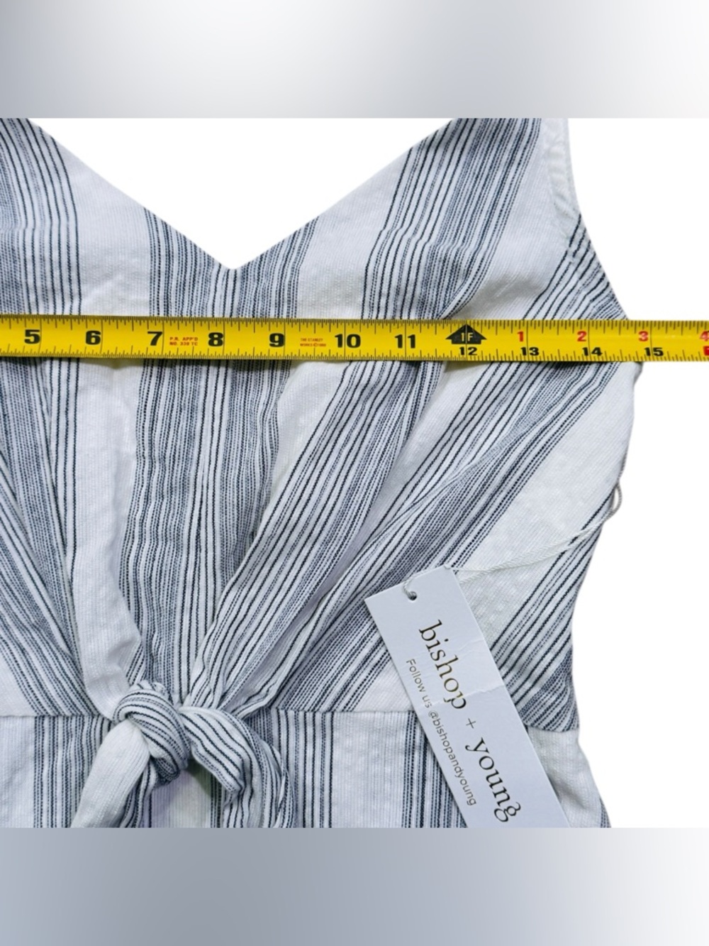 NWT! Bishop + Young Maldive Dress Blue & White Stripe - XS - Picture 10 of 13